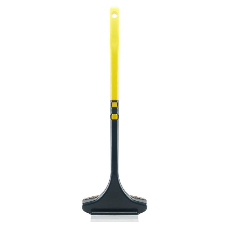 Glass Cleaning Tool Cleaning Brush Washing Window Cleaner Squeegee Wiper Long Handle Head Brush Window Cleaner Scrubbe - Mubimart