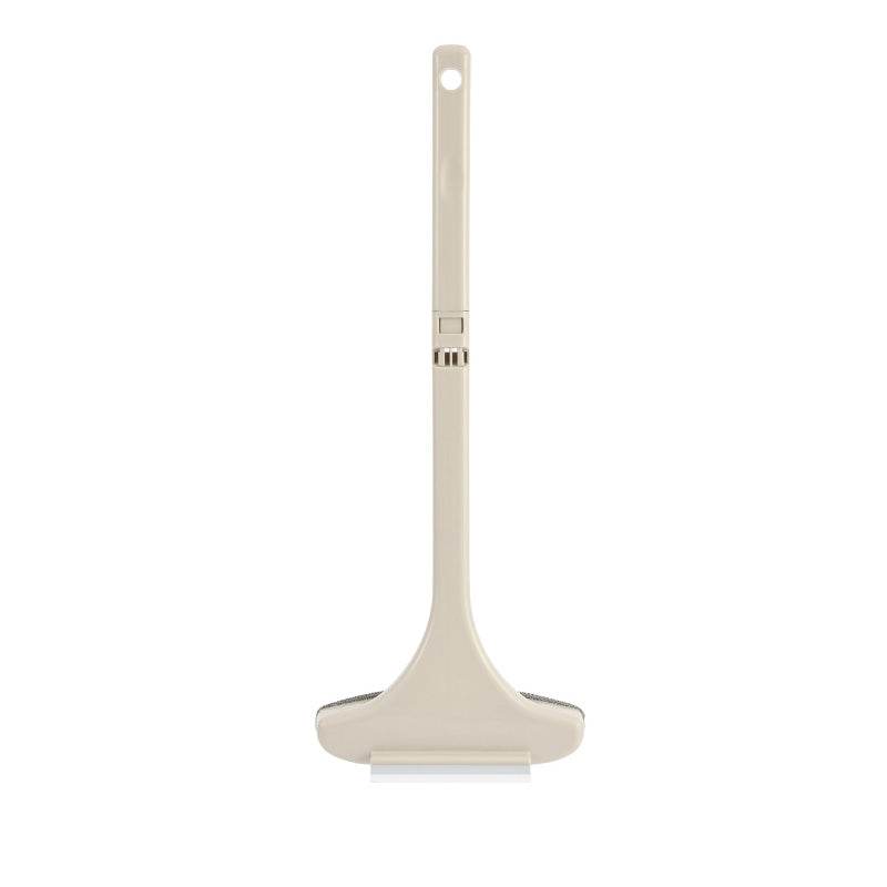 Glass Cleaning Tool Cleaning Brush Washing Window Cleaner Squeegee Wiper Long Handle Head Brush Window Cleaner Scrubbe - Mubimart