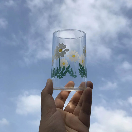 Glass-Little-Printed-Glass-Jug-Set-Summer-Cold-Water-Bottle-Mubimart-4601 - Mubimart