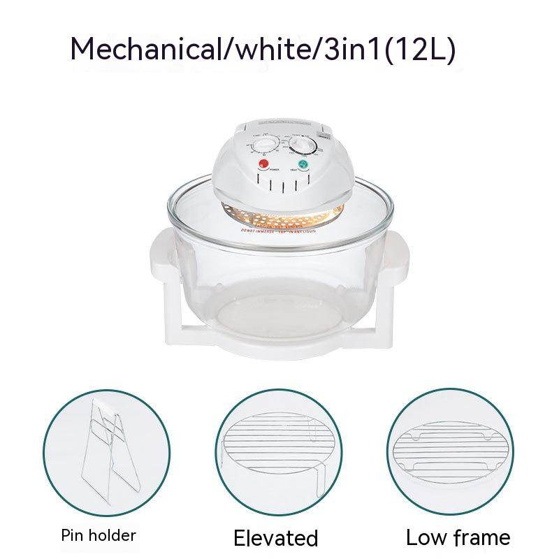 Glass Visual Air Fryer Convection Oven - Mubimart