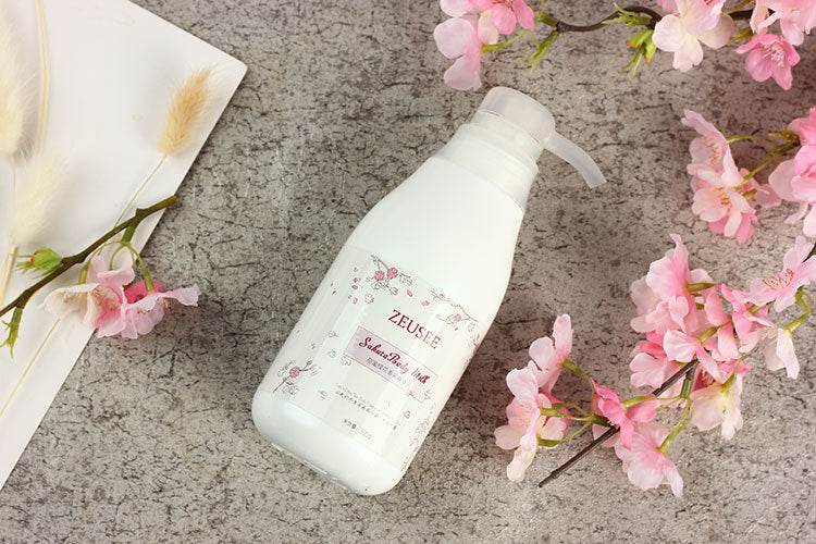 Goat's Milk Body Lotion Cherry Blossom Moisturizing - Mubimart