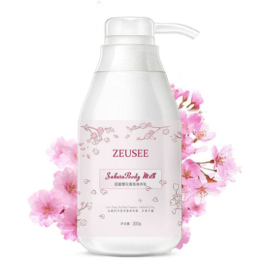 Goat's Milk Body Lotion Cherry Blossom Moisturizing - Mubimart