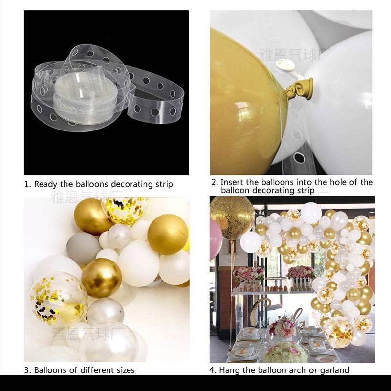 Golden Confetti Balloon Baby Shower Wedding - Mubimart