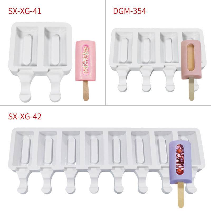 Groove Ice Cream Silicone Mold New Popsicle Ice Cream Mold - Mubimart