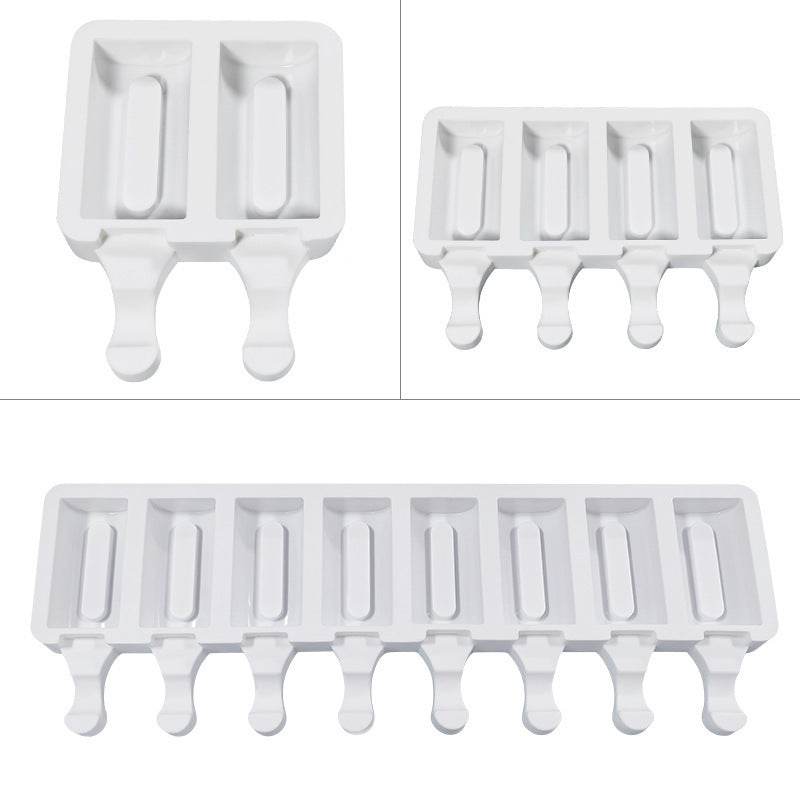 Groove Ice Cream Silicone Mold New Popsicle Ice Cream Mold - Mubimart