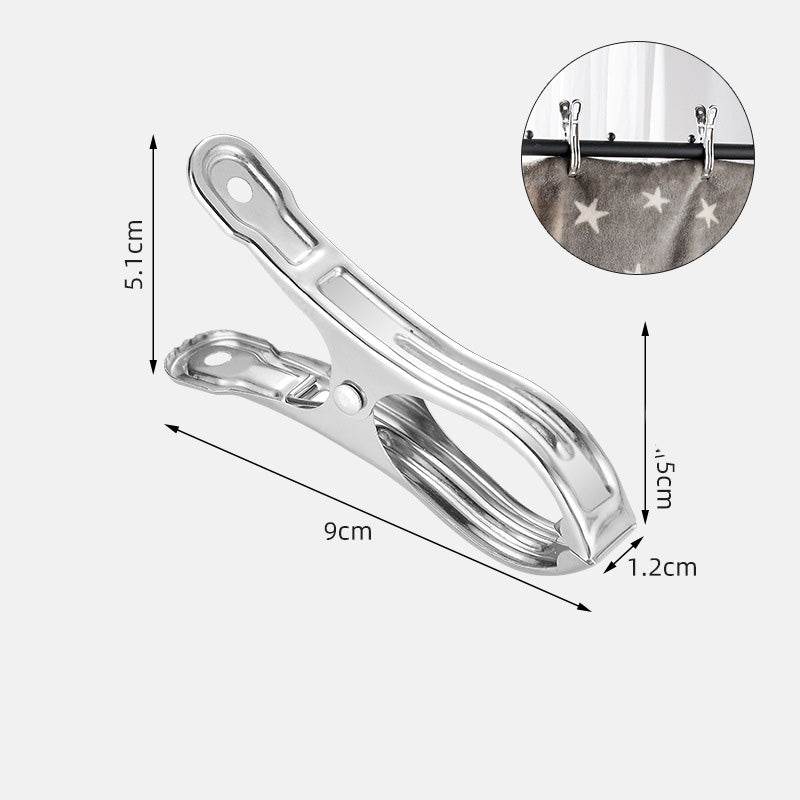 Guangkai Stainless Steel Clip Drying Clothes Clip Spring Drying Socks Clothes Windproof Clip Big Clip Drying Quilt Clip Manufacturer - Mubimart