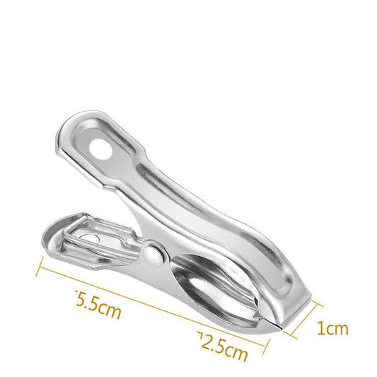 Guangkai Stainless Steel Clip Drying Clothes Clip Spring Drying Socks Clothes Windproof Clip Big Clip Drying Quilt Clip Manufacturer - Mubimart