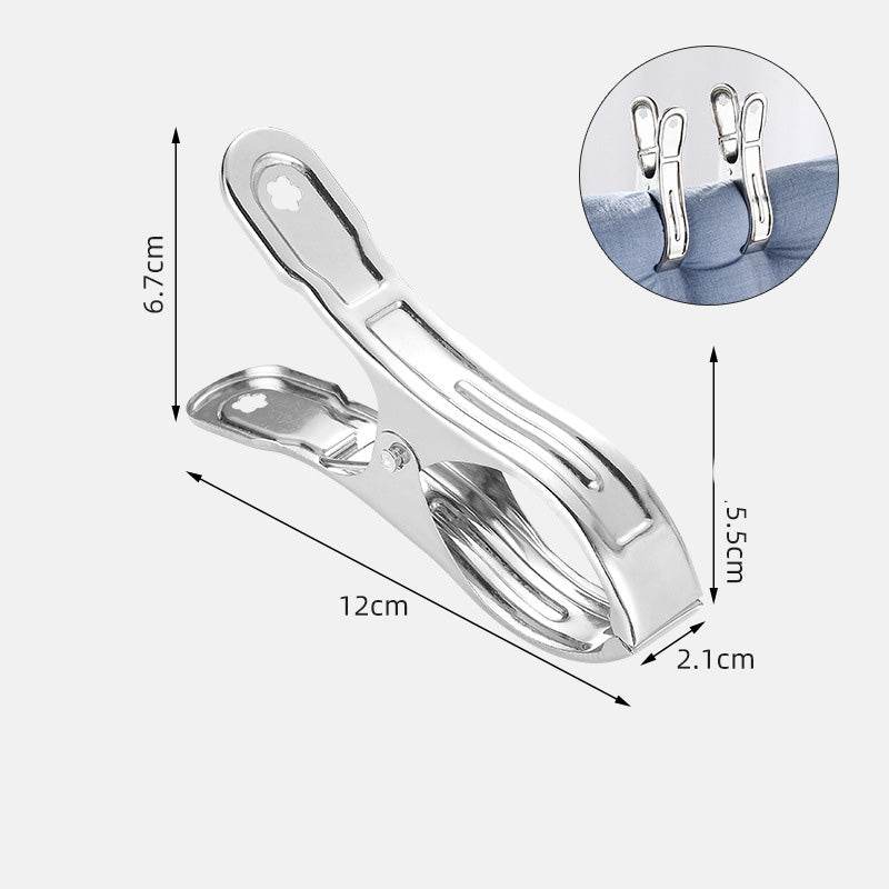 Guangkai Stainless Steel Clip Drying Clothes Clip Spring Drying Socks Clothes Windproof Clip Big Clip Drying Quilt Clip Manufacturer - Mubimart