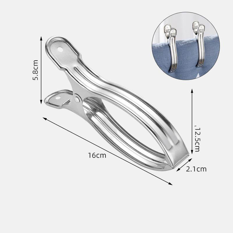 Guangkai Stainless Steel Clip Drying Clothes Clip Spring Drying Socks Clothes Windproof Clip Big Clip Drying Quilt Clip Manufacturer - Mubimart