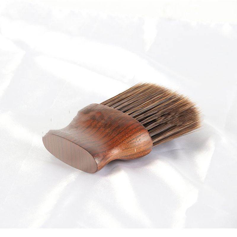Hair Brush Hairdressing Tools Solid Wood Soft Hair Beard Brush - Mubimart
