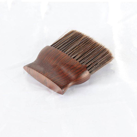 Hair Brush Hairdressing Tools Solid Wood Soft Hair Beard Brush - Mubimart