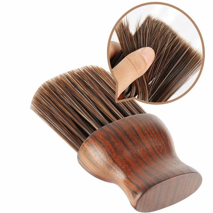 Hair Brush Hairdressing Tools Solid Wood Soft Hair Beard Brush - Mubimart