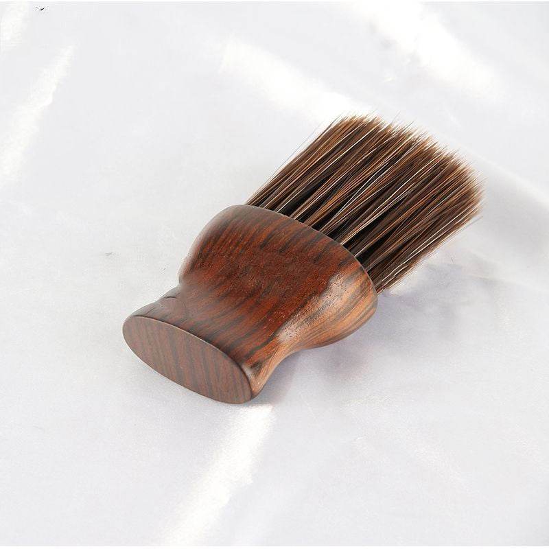 Hair Brush Hairdressing Tools Solid Wood Soft Hair Beard Brush - Mubimart