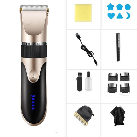 Hair Clipper, Electric Clipper, Rechargeable Electric Clipper - Mubimart