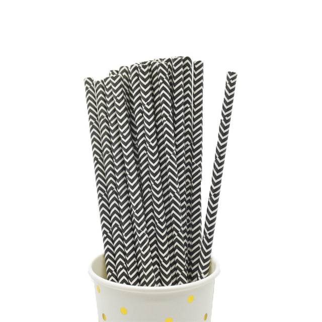Halloween Biodegradable Drinking Paper Straws Pumpkin Bat Sp - Mubimart