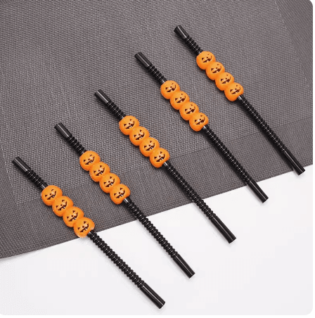 Halloween plastic straws - Mubimart