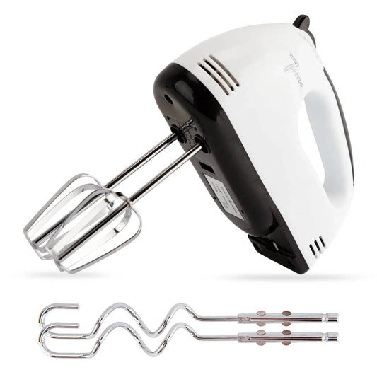 Hand-Mixer-Electric-Stainless-Steel-Electric-Whisk-With-Dough-Hooks-For-Baking-7-Speeds-260W-Turbo-Boost-Easy-Eject-Button-Mubimart-2002 - Mubimart