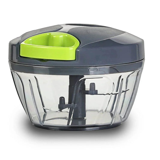 Hand-Pull-Chopper-Vegetable-Fruit-Cutter-Food-Onion-Veggie-Dicer-Slicer-Kitchen-Mubimart-9517 - Mubimart