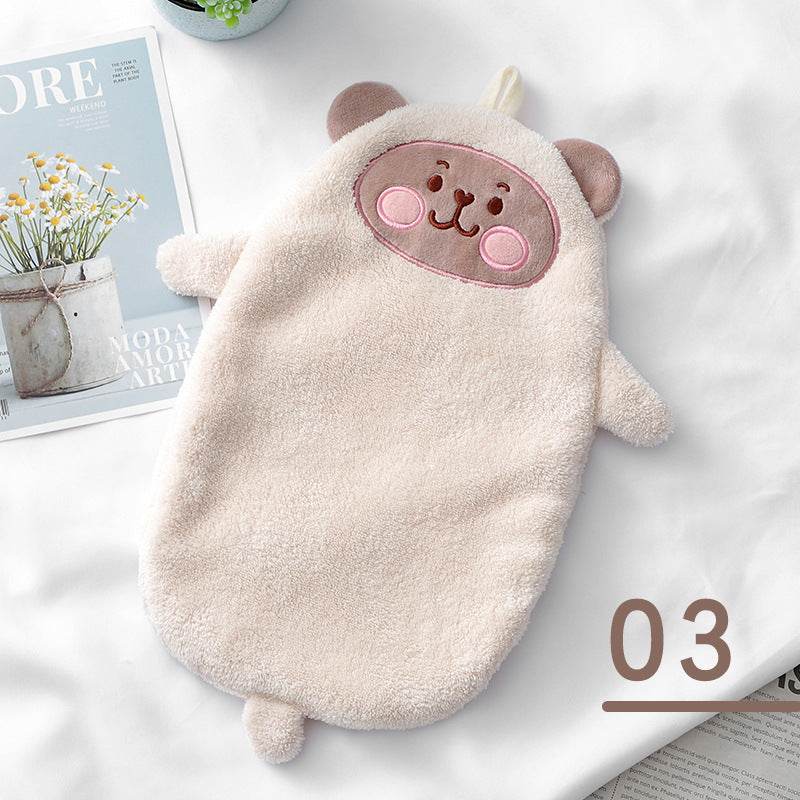 Hand Towels Can Be Hung Cartoon Absorbent Towels Bathroom Housework Cleaning - Mubimart