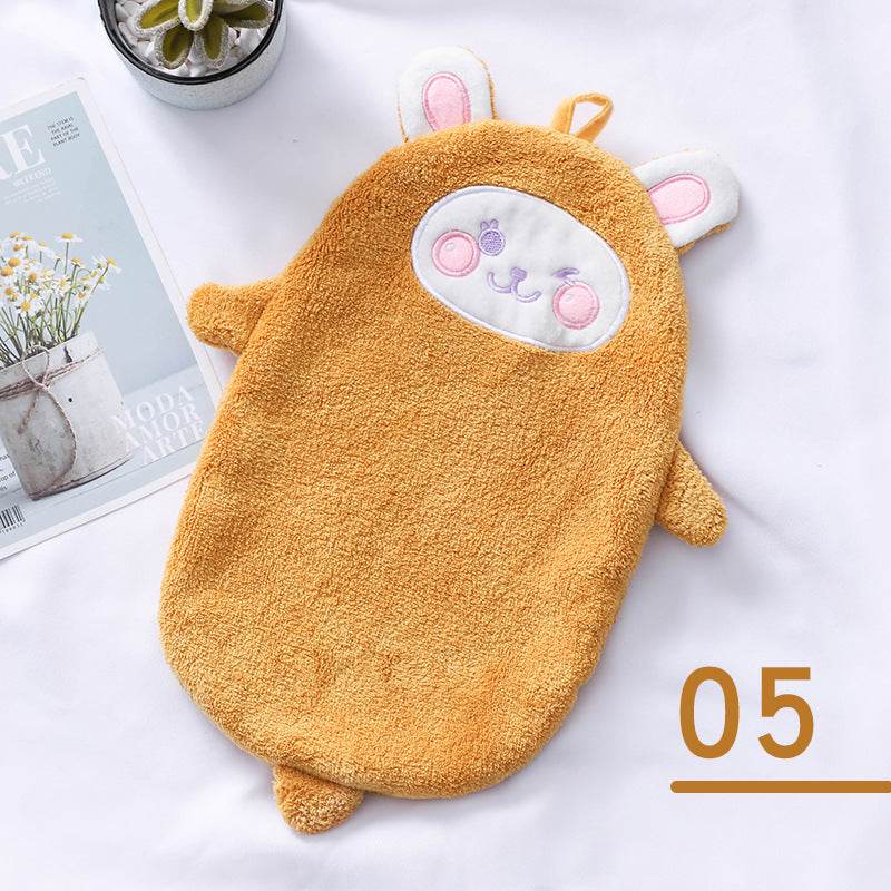 Hand Towels Can Be Hung Cartoon Absorbent Towels Bathroom Housework Cleaning - Mubimart