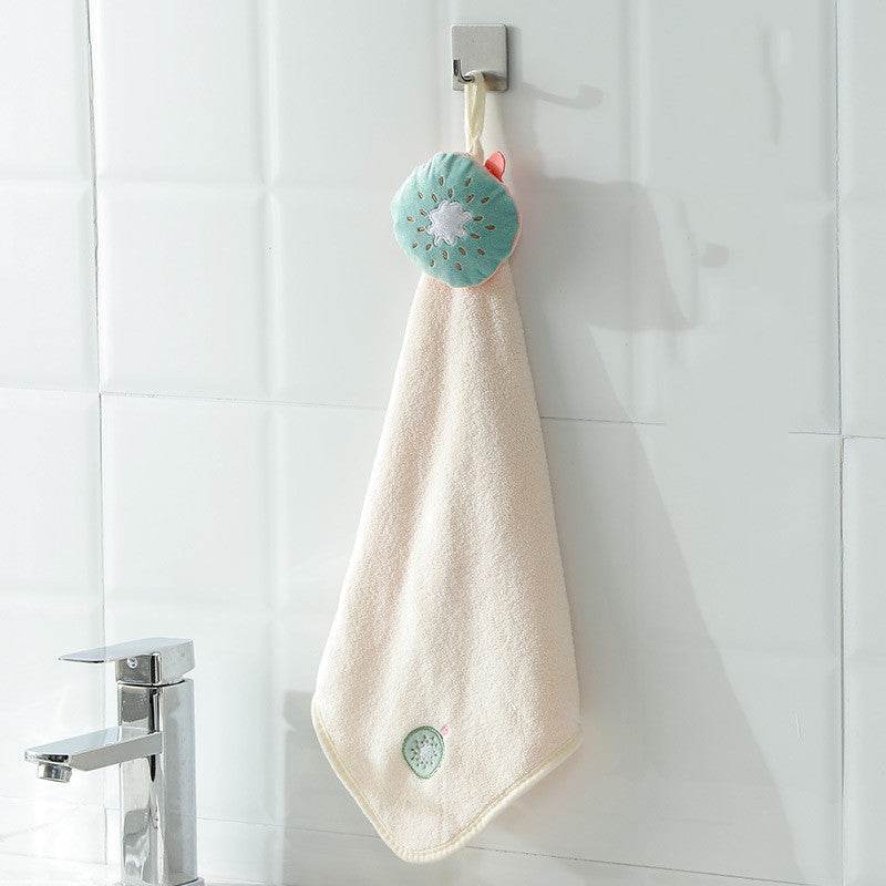 Hand Towels Can Be Hung Cartoon Absorbent Towels Bathroom Housework Cleaning - Mubimart