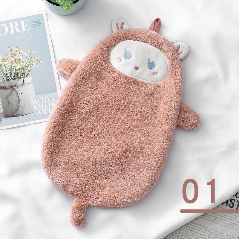 Hand Towels Can Be Hung Cartoon Absorbent Towels Bathroom Housework Cleaning - Mubimart