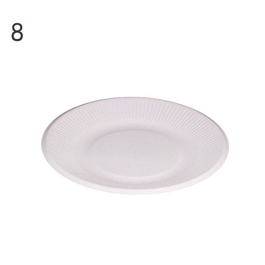 Hand-painted 50 Thick Cake Plates On Disposable Paper Plates - Mubimart