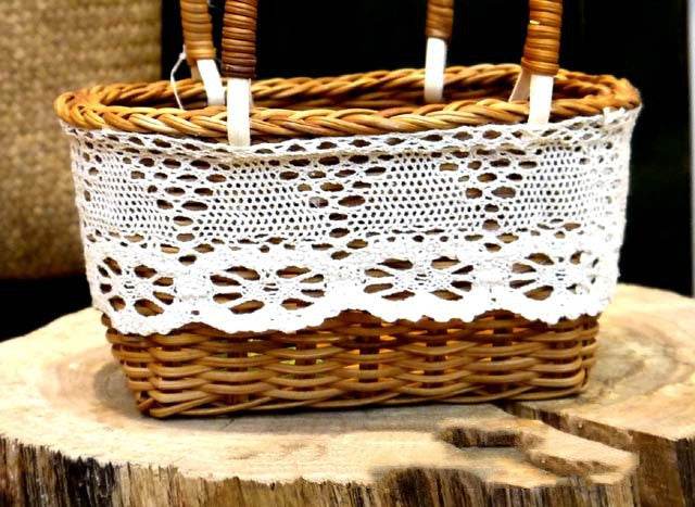 Hand-woven Flower Baskets For Home Wedding Decoration - Mubimart