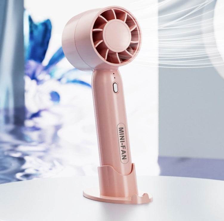 Handheld Fan Mini Fan Personal Portable USB Rechargeable Adjustable Desk Table Fan For Kids Girls Women Men Home Office Indoor Office Outdoor Travel - Mubimart