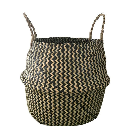 Handmade Bamboo Storage Baskets Nordic Foldable Laundry - Mubimart