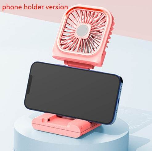 Hands-free Neck-Fan Band Hands-Free Hanging USB Rechargeable Dual Cooling Fan Mini Air Cooler Summer Portable Foldable Fan - Mubimart
