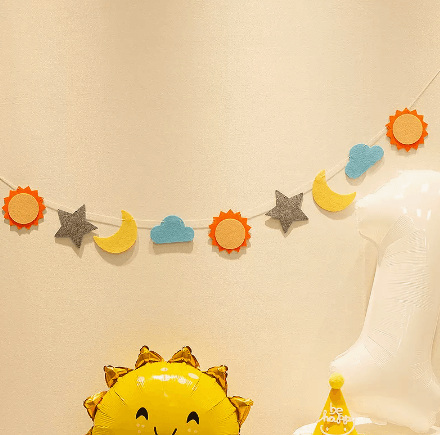 Happy Birthday Pull Flag Party Supplies Decoration Photo Props Scene Layout - Mubimart