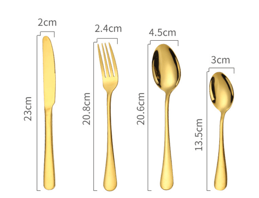 High-end tableware 24 piece set - Mubimart