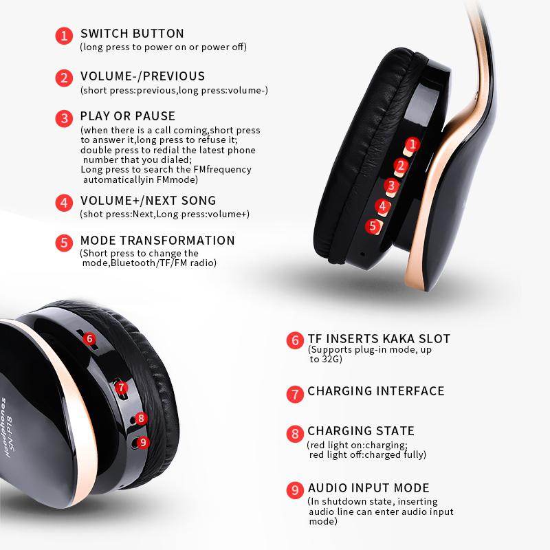 HobbyLane Bluetooth Headset - Mubimart