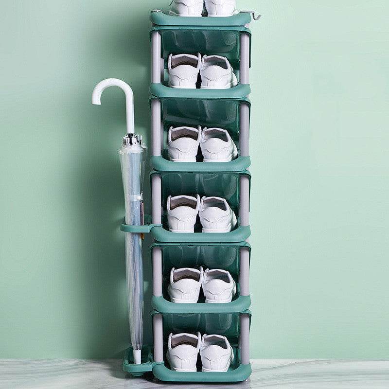 Home Door Multi-layer Simple Shoe Rack Small And Narrow - Mubimart