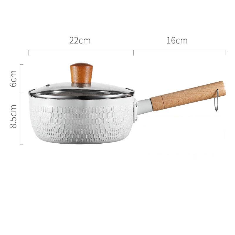 Home Kitchen Non-stick Koping Instant Noodle Stone Baby Boiled Hot Milk Supplement Soup Pot - Mubimart