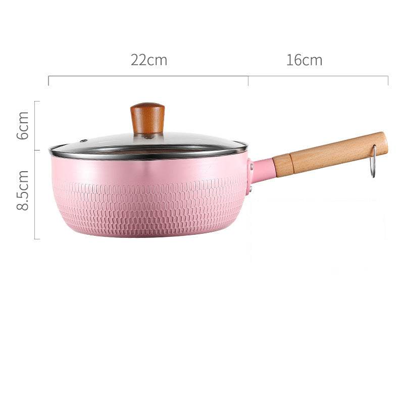Home Kitchen Non-stick Koping Instant Noodle Stone Baby Boiled Hot Milk Supplement Soup Pot - Mubimart