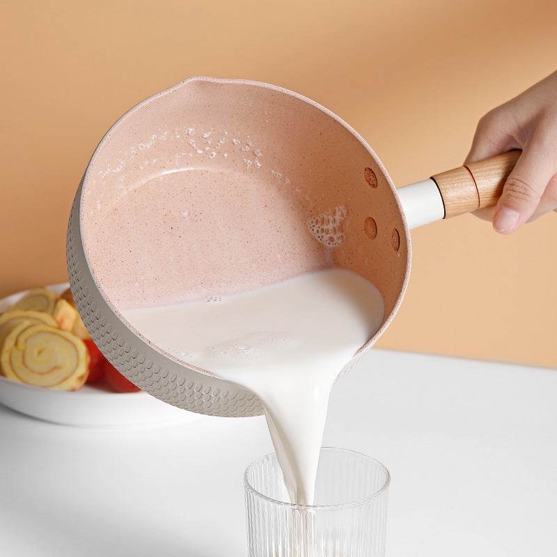 Home Kitchen Non-stick Koping Instant Noodle Stone Baby Boiled Hot Milk Supplement Soup Pot - Mubimart