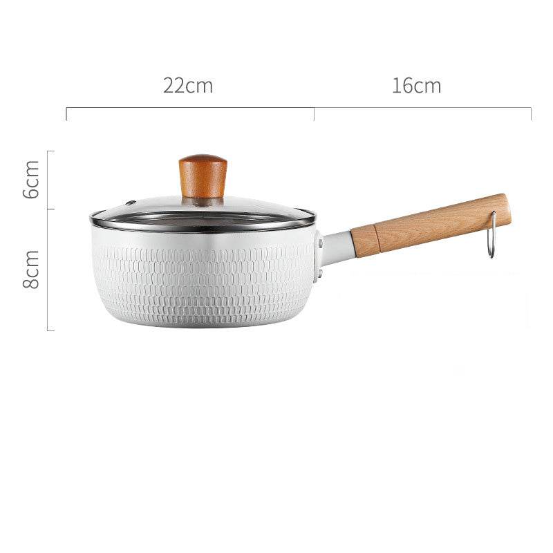 Home Kitchen Non-stick Koping Instant Noodle Stone Baby Boiled Hot Milk Supplement Soup Pot - Mubimart