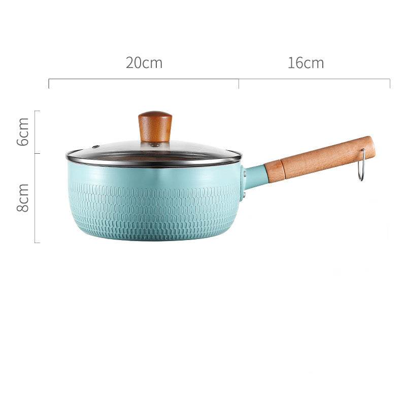 Home Kitchen Non-stick Koping Instant Noodle Stone Baby Boiled Hot Milk Supplement Soup Pot - Mubimart