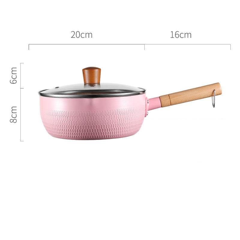Home Kitchen Non-stick Koping Instant Noodle Stone Baby Boiled Hot Milk Supplement Soup Pot - Mubimart