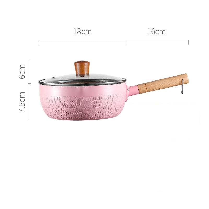 Home Kitchen Non-stick Koping Instant Noodle Stone Baby Boiled Hot Milk Supplement Soup Pot - Mubimart