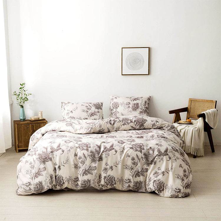 Home Textile Three-piece Hot-selling Amazon Hot Sale Duvet Cover Set Bedding 3 Sets - Mubimart
