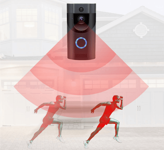 Home alarm smart wifi video doorbell wireless video intercom doorbell mobile phone remote video sea H1 program - Mubimart