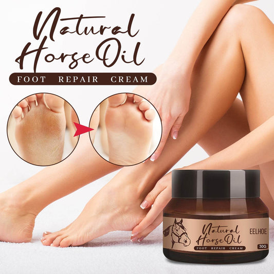 Horse Oil Foot Repair Cream For Dry And Peeling Feet - Mubimart