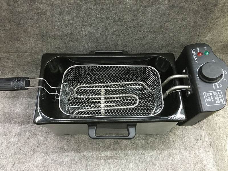 Household 3L French Fries Electromechanical Fryer - Mubimart