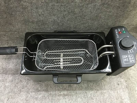 Household 3L French Fries Electromechanical Fryer - Mubimart