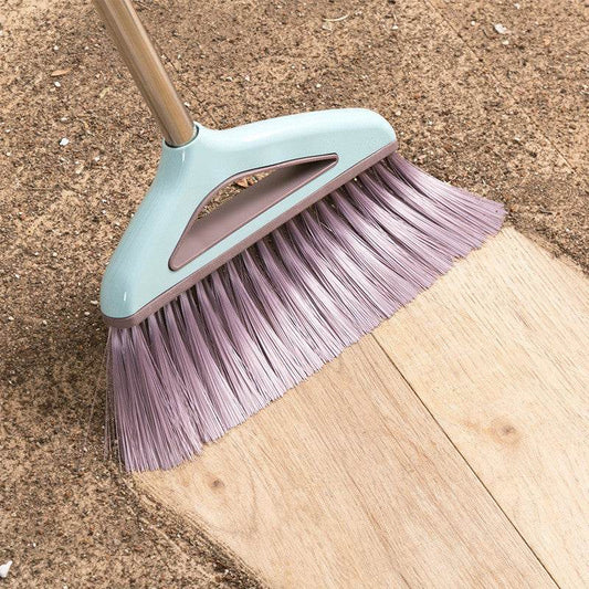 Household Cleaning Tool With Broom And Dustpan Set With Scraping Teeth - Mubimart