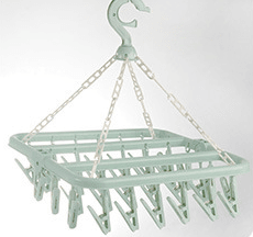 Household Clothespins Can Be Folded 32 Clips, Socks Hangers, Inner Clothes Hangers, Baby Clothes Hangers, Strong Windproof Clothespins - Mubimart