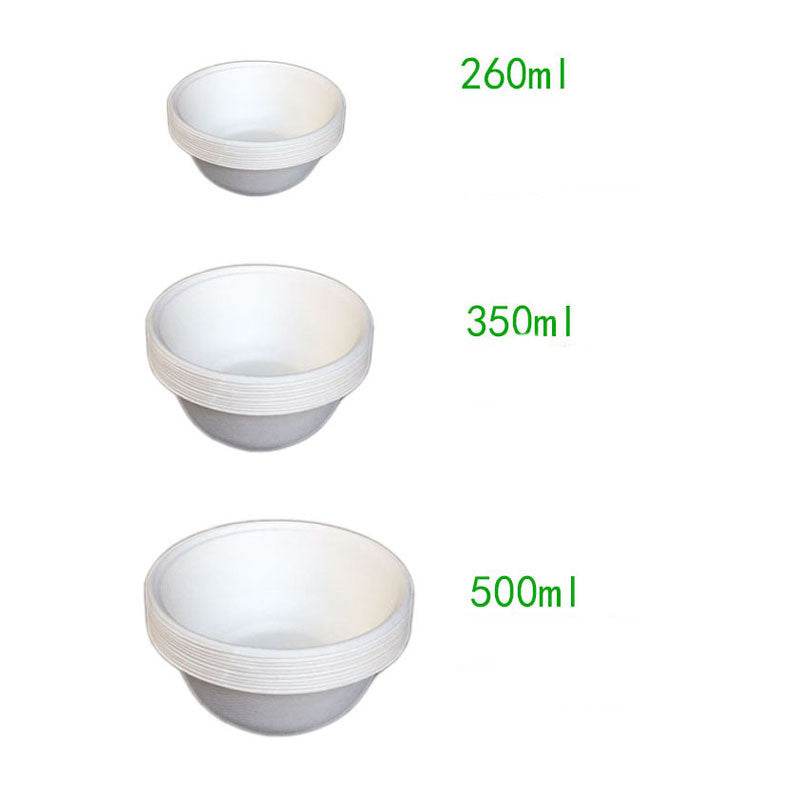 Household Fashion Personality Disposable Paper Bowl - Mubimart